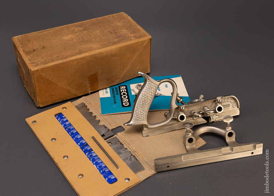 RECORD No. 050 Plow Plane Near Mint in Box 100% Complete - 110570
