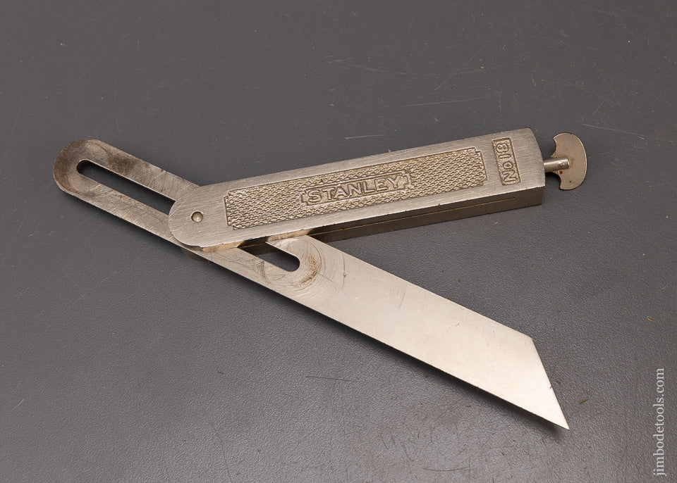 8 Inch STANLEY No. 18 Bevel Square Near Mint - 110574
