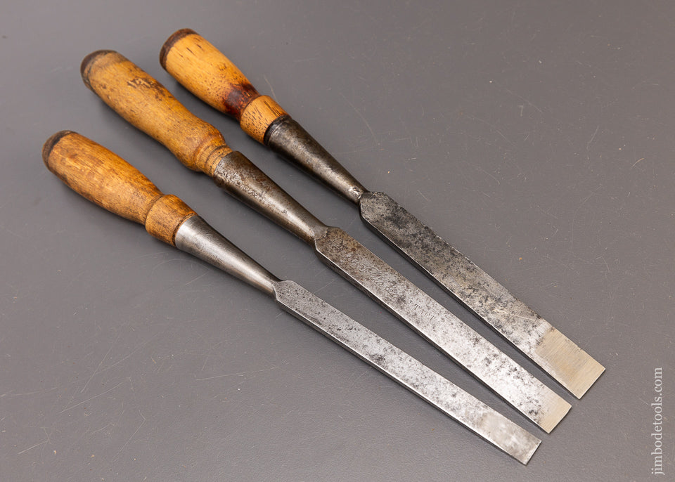 3 Chisels by PEXTO & P.S. & W. - 110595