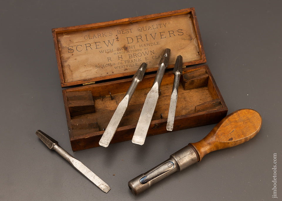 CLARK’S BEST QUALITY Screw Drivers in Original Box - 110612