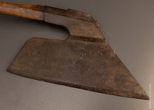 Very Fine Pennsylvania Goose Wing Axe by I.H. BREMERER - 110625