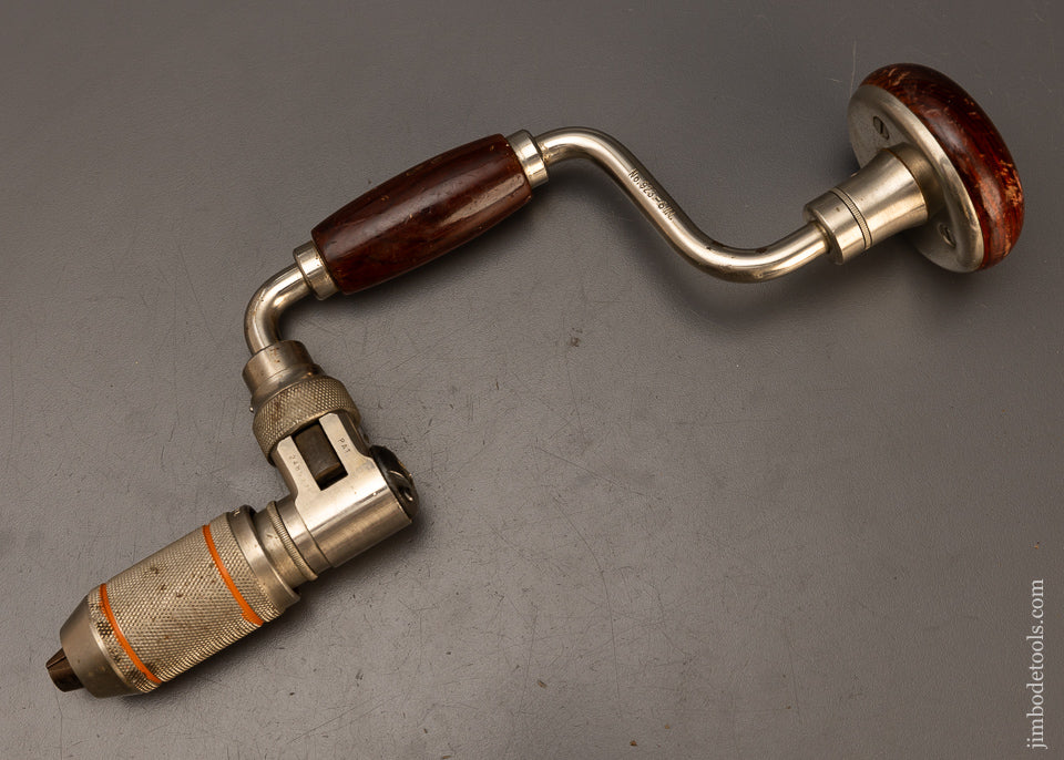 Gorgeous Rosewood Handled 6 Inch STANLEY No. 923 Bit Brace - 110632