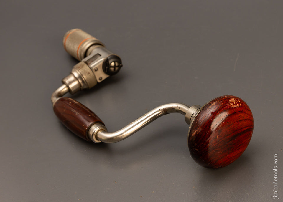 Gorgeous Rosewood Handled 6 Inch STANLEY No. 923 Bit Brace - 110632