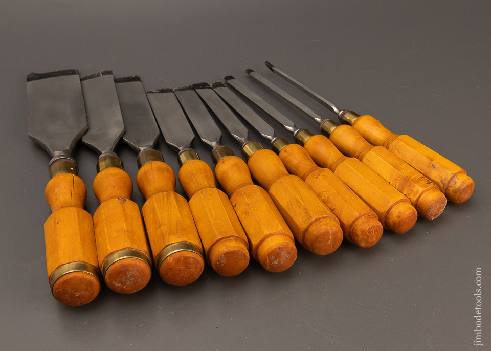 Chisel Bob Sweet Set of 10 ROBERT SORBY Chisels - 110655 – Jim Bode Tools