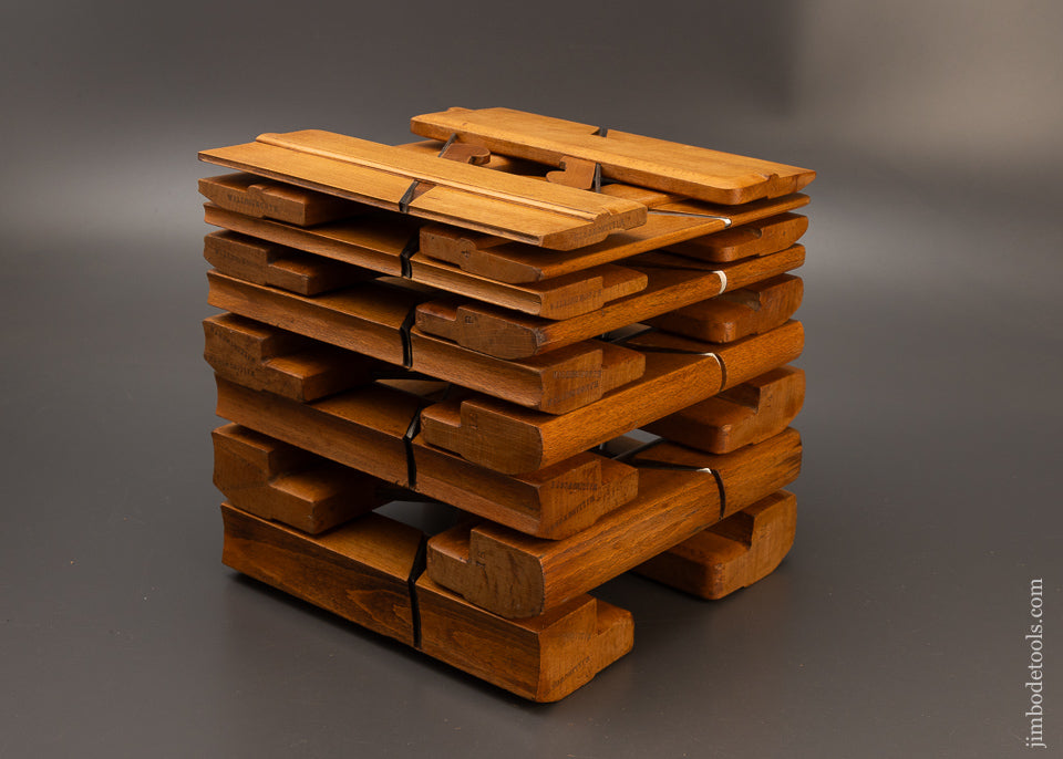 Extra Fine Set of 18 Hollow & Round Planes SKEWED - 110665