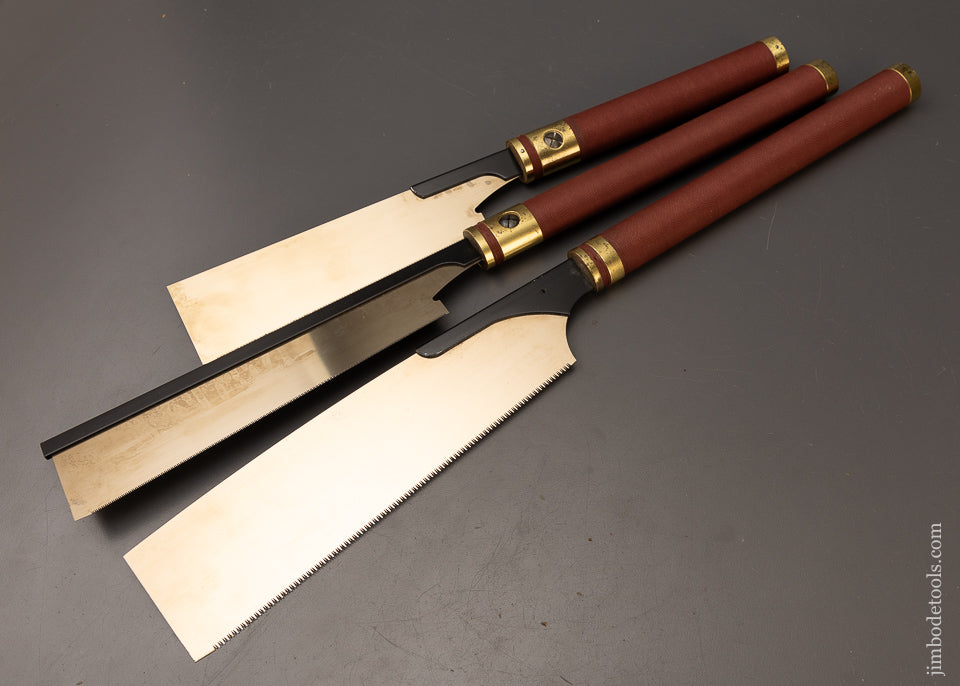 Set of 3 Unused BRIDGE CITY TOOL WORKS Japanese Saws - 110672