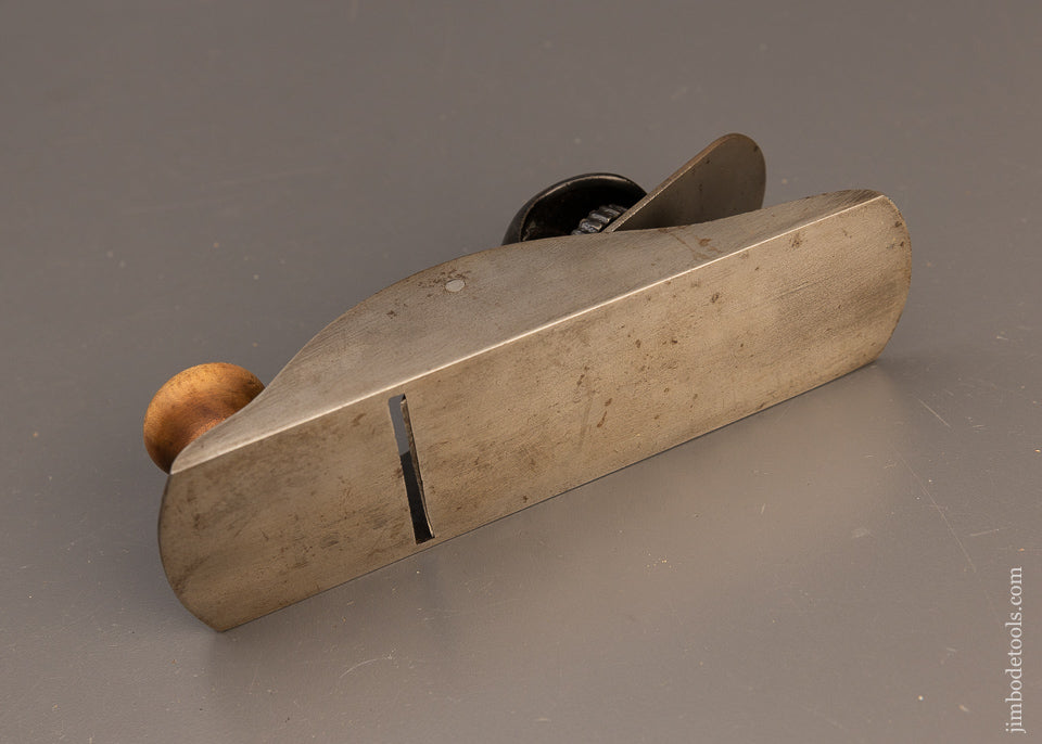 Rare Type 1 STANLEY No. 120 Block Plane with Solid STAR CAP Ca. 1876-78 - 110686