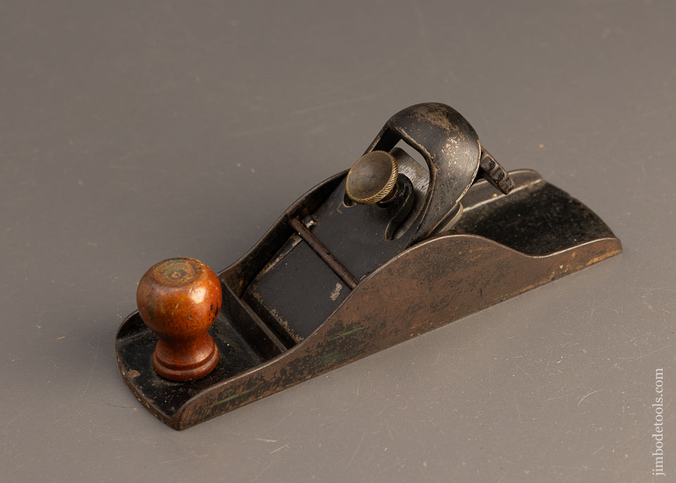 Very Rare MERIDAN MALLEABLE IRON CO. Adjustable Block Plane - 110687