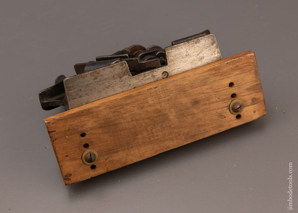 Rare HOWKINS PATENT MODEL B Plow Plane - 110715