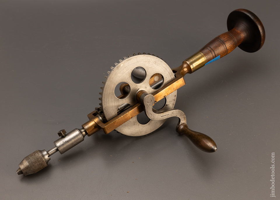Stunning Brass Framed Hand Drill by J.L. STEVENS 1870 - 110719