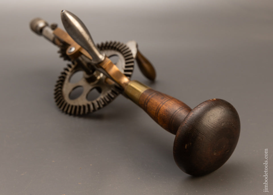 Stunning Brass Framed Hand Drill by J.L. STEVENS 1870 - 110719