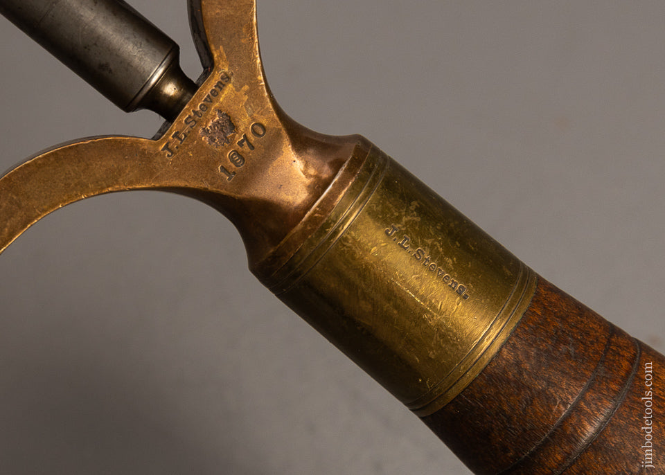 Stunning Brass Framed Hand Drill by J.L. STEVENS 1870 - 110719