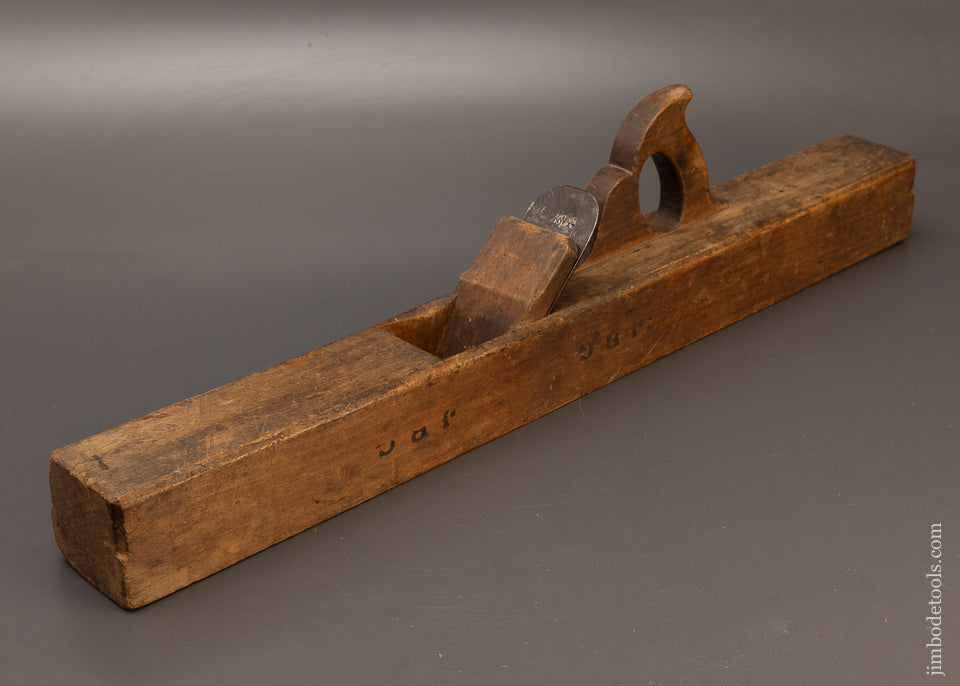 18th Century 28 1/2 Inch Jointer Plane with Offset Tote - 110729