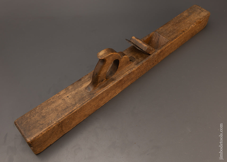 18th Century 28 1/2 Inch Jointer Plane with Offset Tote - 110729