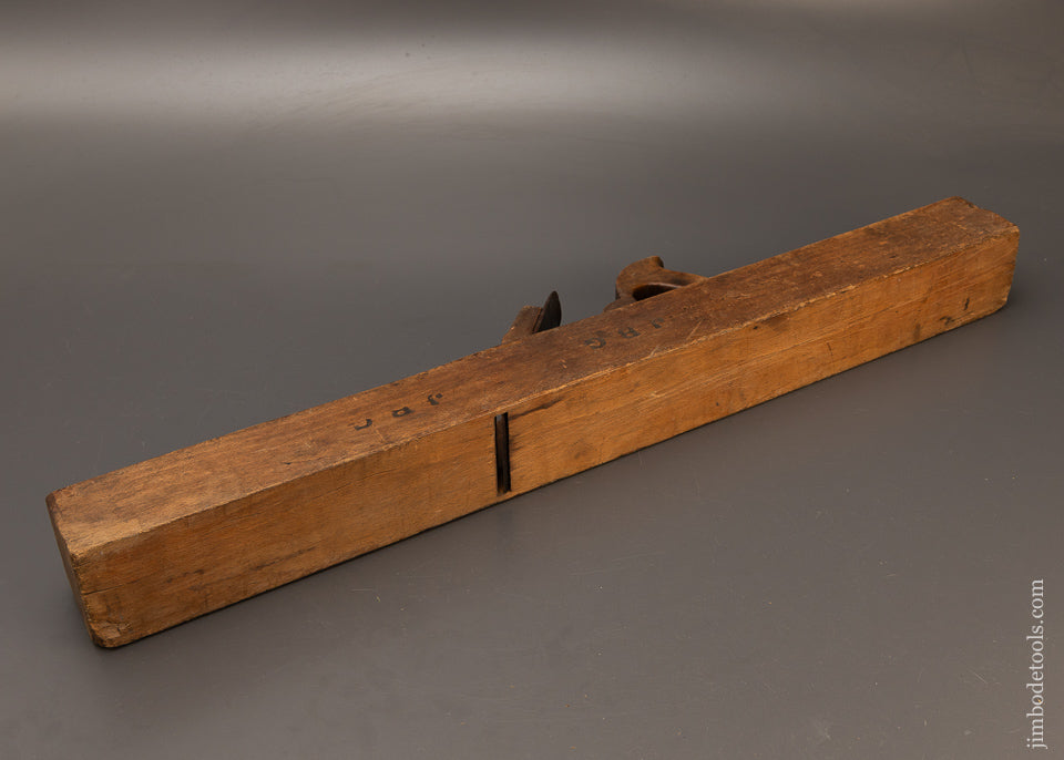 18th Century 28 1/2 Inch Jointer Plane with Offset Tote - 110729