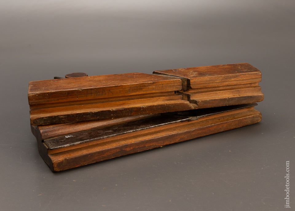 Extremely Rare 18th Century Pair of Tongue & Groove Planes by H. NILES - 110766