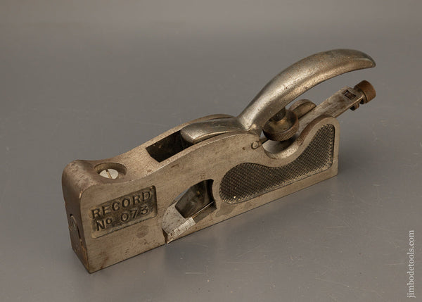 Crisp Near Mint RECORD No. 073 Shoulder Plane 1 1/4 x 8 1/8 Inch - 110778