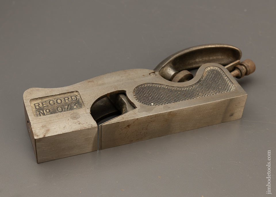 Crisp Near Mint RECORD No. 073 Shoulder Plane 1 1/4 x 8 1/8 Inch - 110778