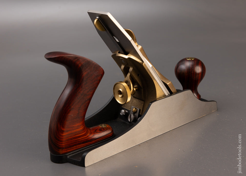 99% Mint LIE NIELSEN No. 4 1/2 Jumbo Smooth Plane with 55° Frog & Cocobolo Handles - 110806