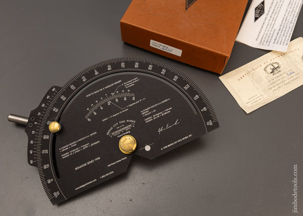 BRIDGE CITY TOOL WORKS MP-8 Machine Protractor Mint in Box - 110830