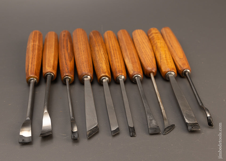 Mint Set of 10 PFEIL SWISS MADE Carving Tools Chisels Gouges - 110846 ...