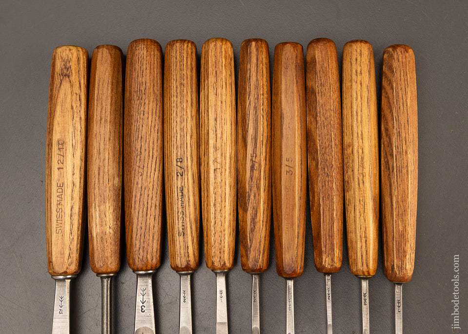 Mint Set of 10 PFEIL SWISS MADE Carving Tools Chisels Gouges - 110849 ...