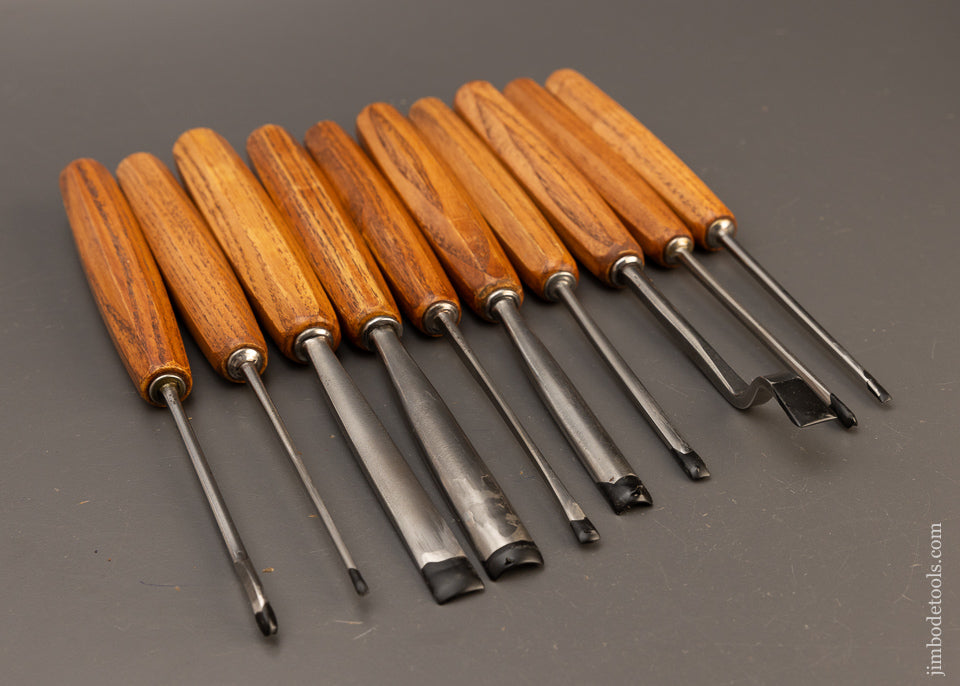 Mint Set of 10 PFEIL SWISS MADE Carving Tools Chisels Gouges - 110850 ...