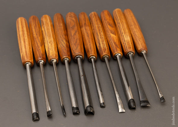 Mint Set of 10 PFEIL SWISS MADE Carving Tools Chisels Gouges - 110853 ...