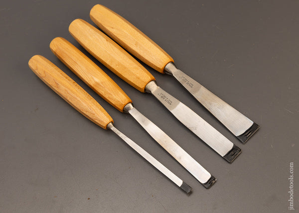 Mint Set of 4 ASHLEY ILES Carving Tools Chisels Gouges - 110855