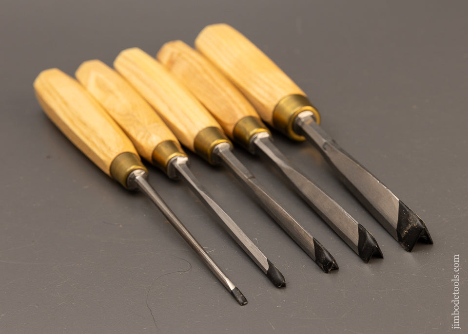 Mint Set of 5 AURIOU CHRIS PYE Carving Tools - 110856