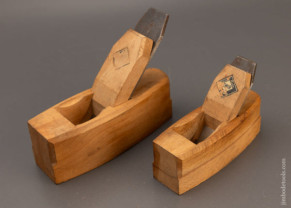 2 Crisp English Beech Coffin Smooth Planes by EMIR LONDON - 110889 ...