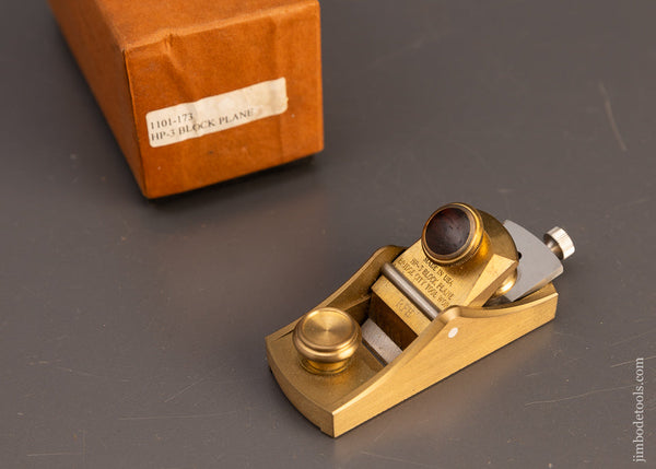 BRIDGE CITY TOOL WORKS No. HP-3 Block Plane Near Mint in Box - 110951