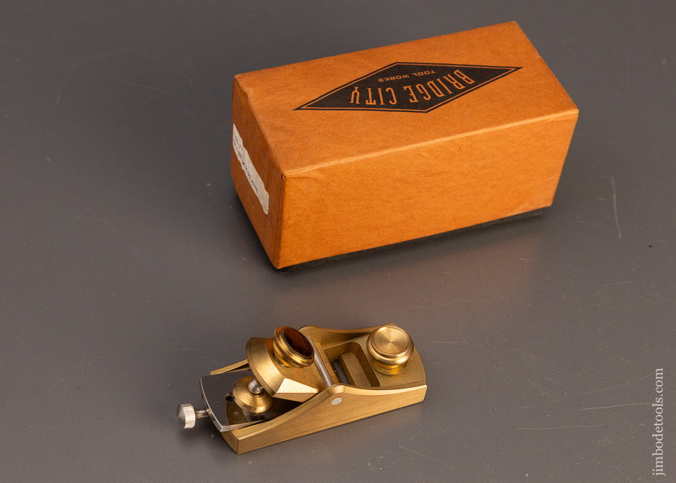 BRIDGE CITY TOOL WORKS No. HP-3 Block Plane Near Mint in Box - 110951