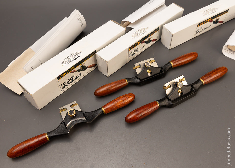 3 VERITAS Spokeshaves Mint in Box - 110953