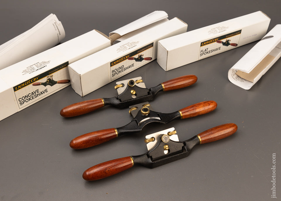 3 VERITAS Spokeshaves Mint in Box - 110953