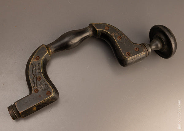 Remarkable MARPLES Ebony & Brass Ultimatum Brace Flawless - 110960