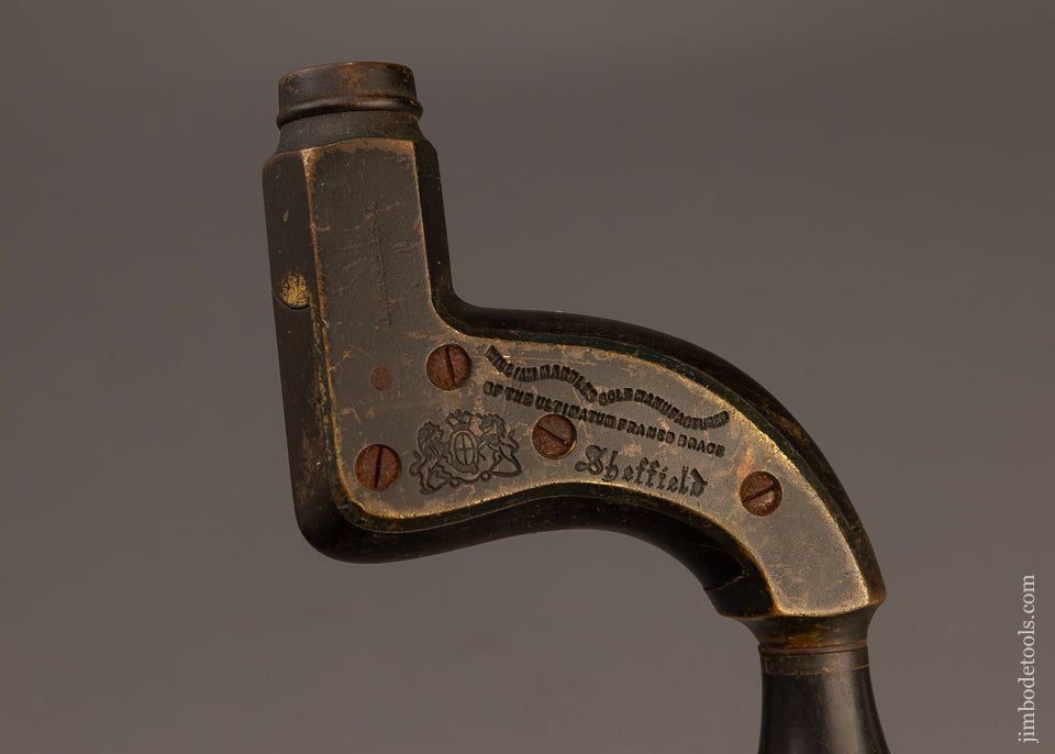 Remarkable MARPLES Ebony & Brass Ultimatum Brace Flawless - 110960