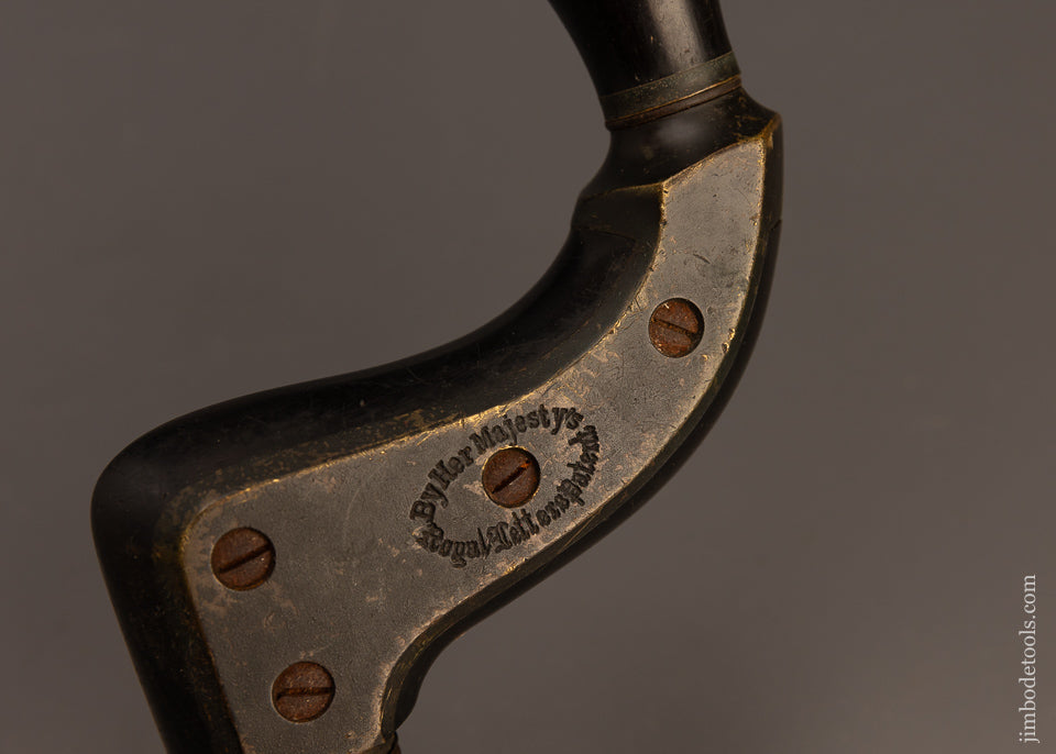 Remarkable MARPLES Ebony & Brass Ultimatum Brace Flawless - 110960