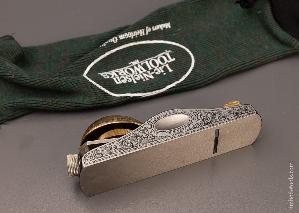 LIE NIELSEN No. 60 1/2 Low Angle Block Plane Lavishly Engraved by MIKHAIL DAVYDOV Mint in Box - 110966