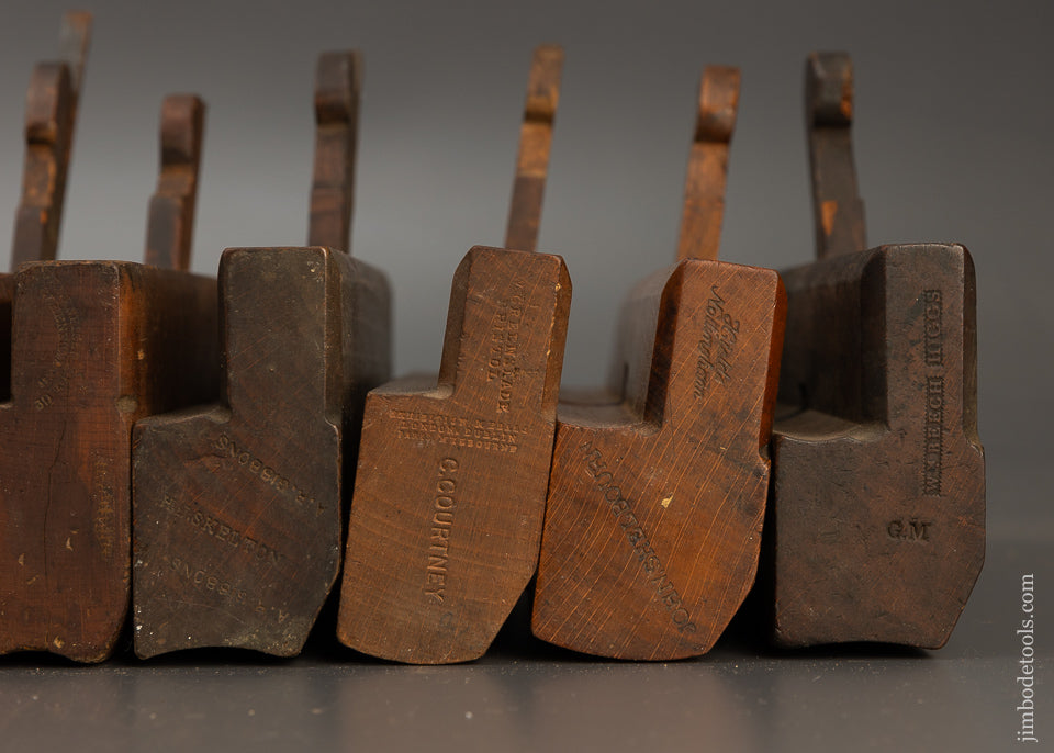 Complete Working Set of 18 Hollows & Rounds Molding Planes 2-18 EVENS - 110986