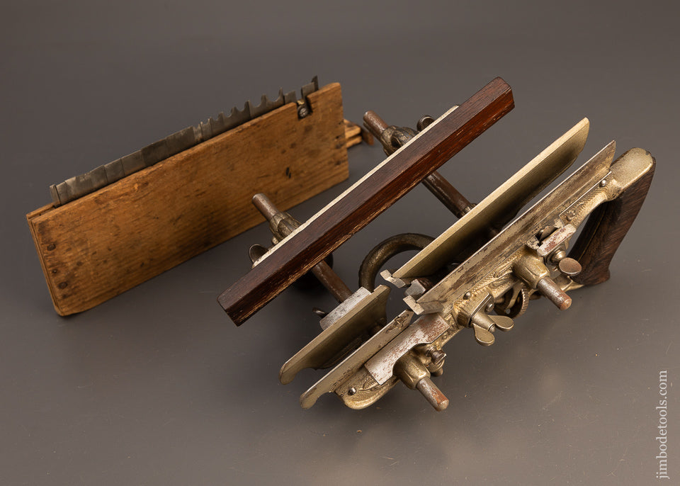 Early STANLEY No. 45 Combination Plane with 20 Cutters & 3 Stops - 111000
