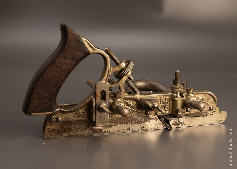 Early STANLEY No. 45 Combination Plane with 20 Cutters & 3 Stops - 111000