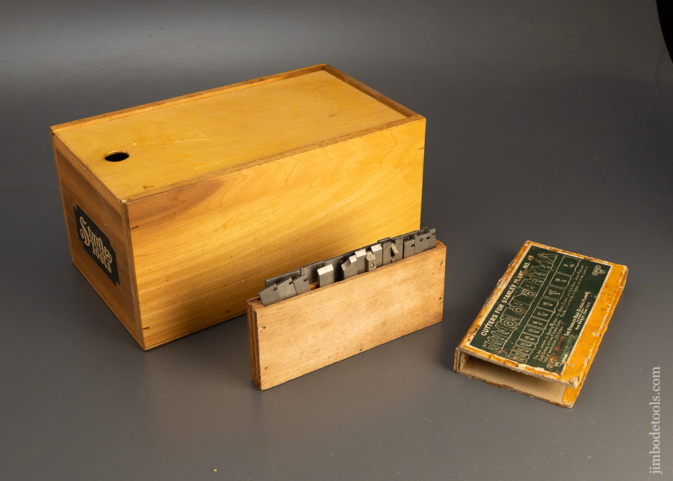 STANLEY No. 45 Combination Plow Plane SWEETHEART 100% Complete in Custom Box - 111021