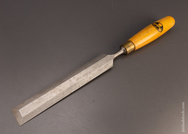 Near Mint 1 Inch MARPLES Boxwood Handled Long Paring Chisel - 111071