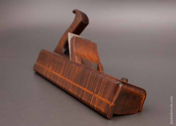 Mint Unused LEON ROBBINS Left-Handed Tiger Maple Panel Raiser Plane - 111078