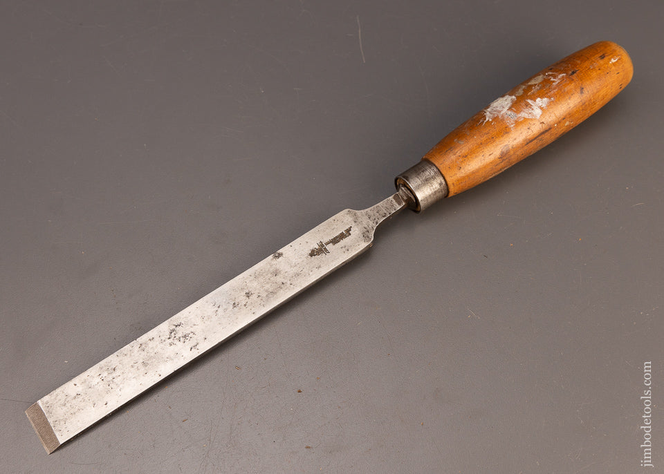 Long, Thin Boxwood Handled Paring Chisel 1 Inch HEARNSHAW - 111099