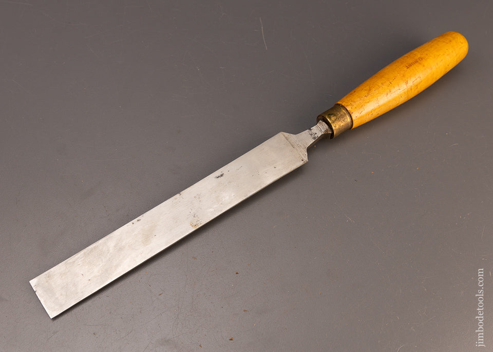 Long, Thin Boxwood Handled Paring Chisel 1 1/4 Inch MARPLES & SONS - 111104