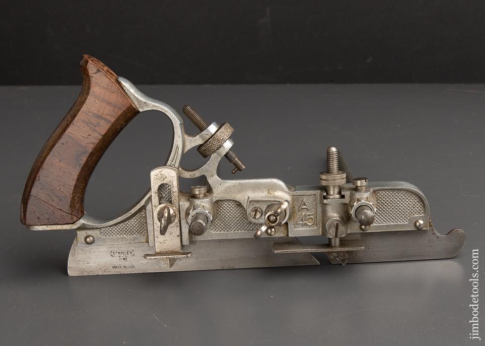 STANLEY No. 45 Combination Plane 100% COMPLETE in Original Box SWEETHEART - 91546