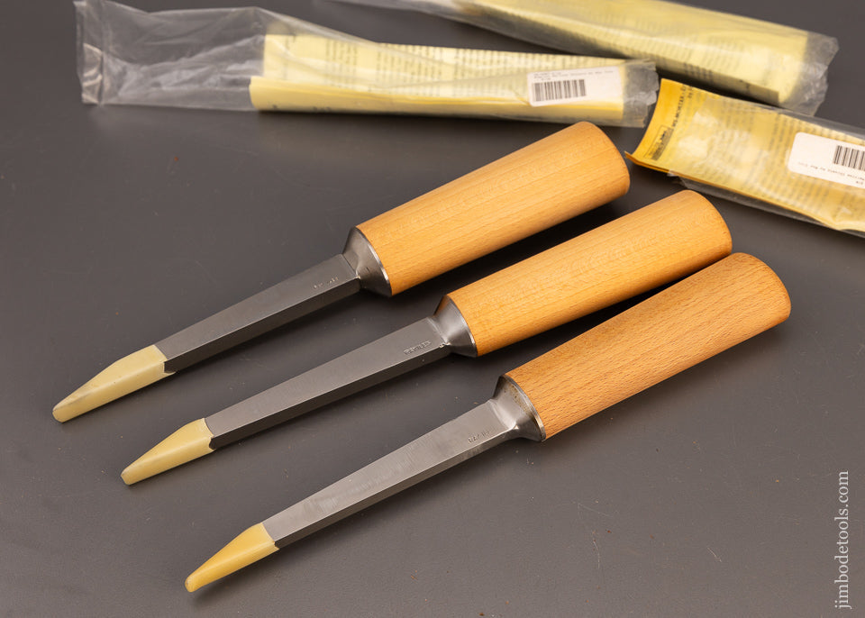 3 New Old Stock RAY ILES Pig Sticker Mortise Chisel - 111164