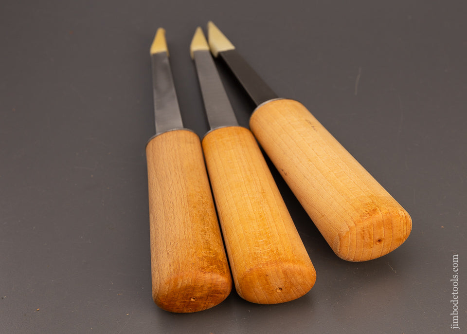 3 New Old Stock RAY ILES Pig Sticker Mortise Chisel - 111164